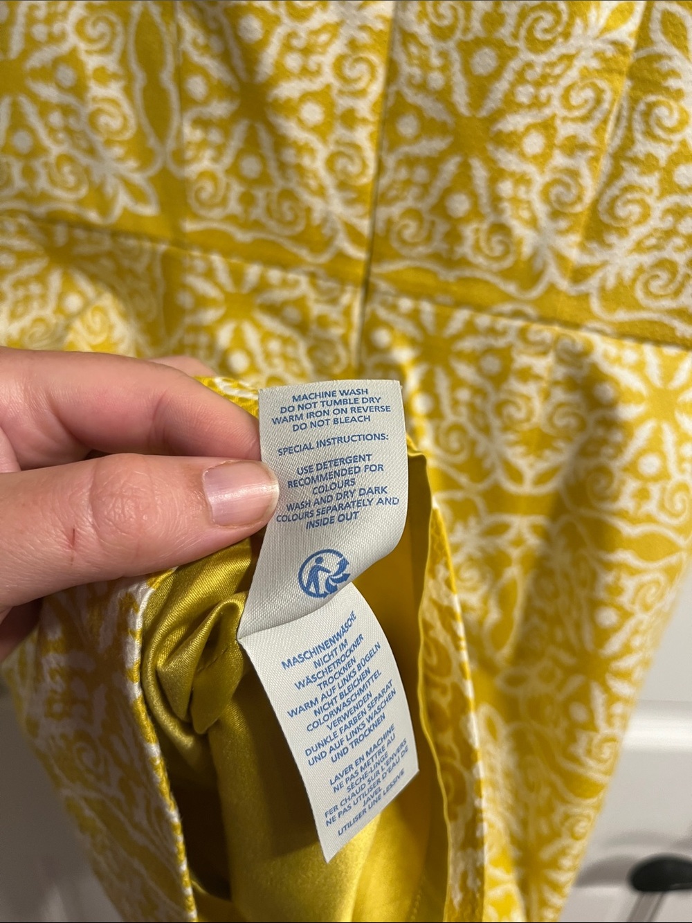 Boden Talia Mimosa Yellow Dress US Size 6 - Picture 9 of 9